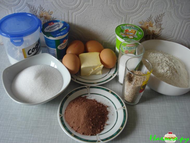 Торт "Зебра" с какао Торт "Зебра" с какао