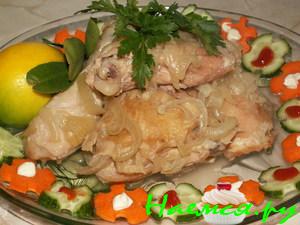 Курица в луковом соусе