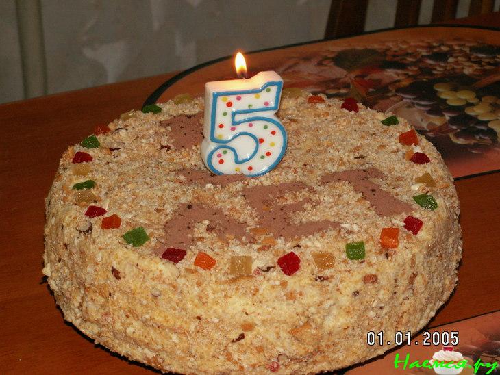 Торт "Медовик" со сгущенкой