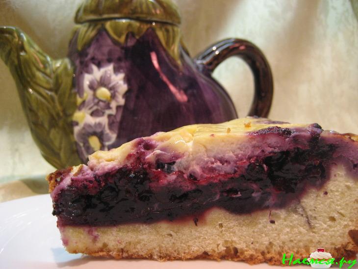Пирог с черникой
