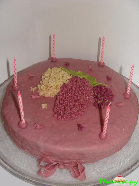 Сиреневый торт для любимой сестрёнки!