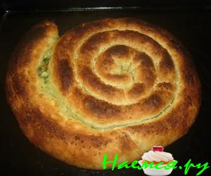 Спанокопита /пирог со шпинатом/ "Улитка" Спанокопита /пирог со шпинатом/ "Улитка"