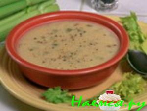 Суп из сельдерея с рисом