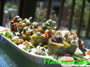 Закуска из брюссельской капусты с Рокфором