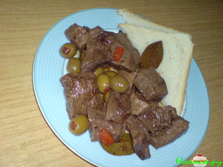 Телятина в белом вине