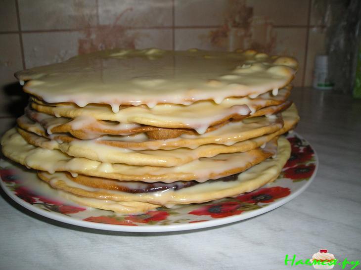 Торт "Наполеон" на день рождения