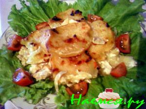 Камбала запечённая