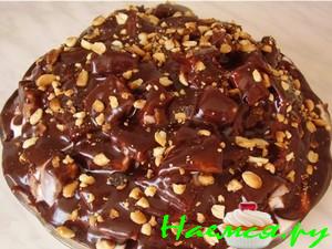 Торт "Графские развалины" в шоколадно-сливочной глазури