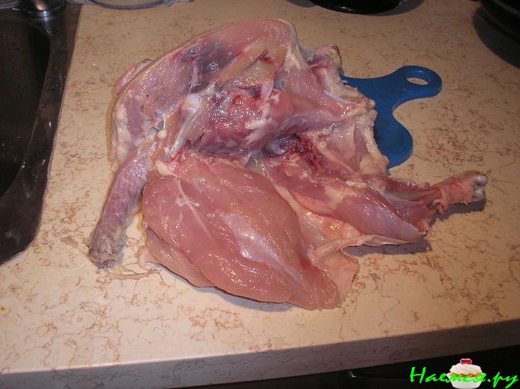 Куриный рулет, запеченный в фольге