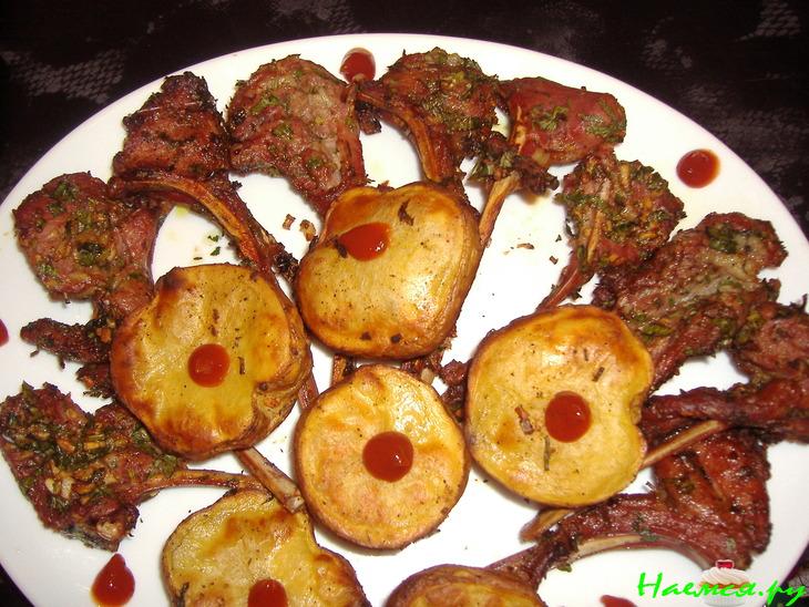 Пикантные бараньи ребрышки