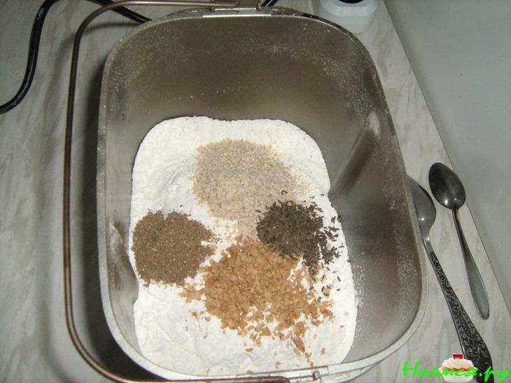 Хлеб ржано-пшеничный с отрубями