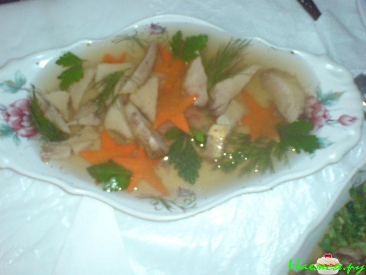 Заливное и запеченное мяско
