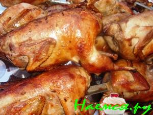 Перепелки на шампурах