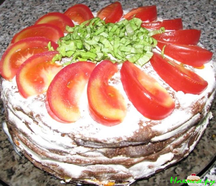 Абсолютно не сладкий торт