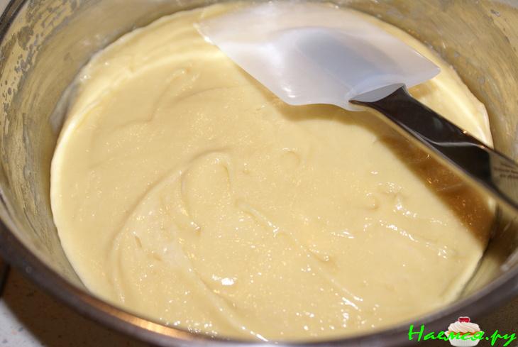 Пирожные со сливочно-творожным кремом