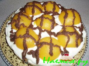 Торт 'Персиковая глазунья'
