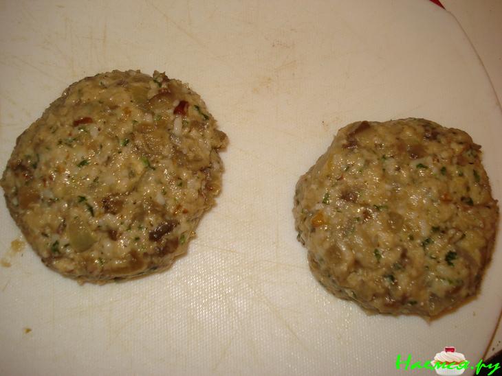 Баклажанные котлетки Баклажанные котлетки