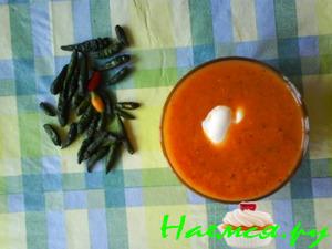 Томатный суп остренький