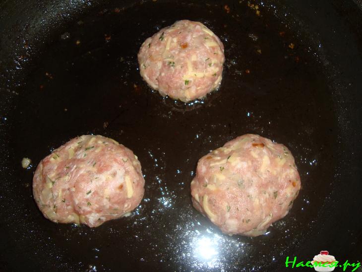 Котлетки "Павлиний глаз"