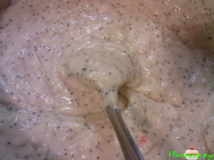 Мандариновый кекс с маком