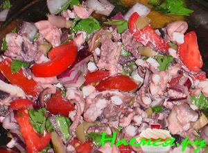 Салат "Море зовет"