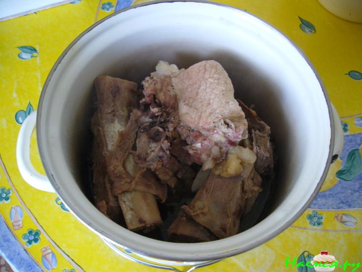 Суп со звёздочками и телятиной