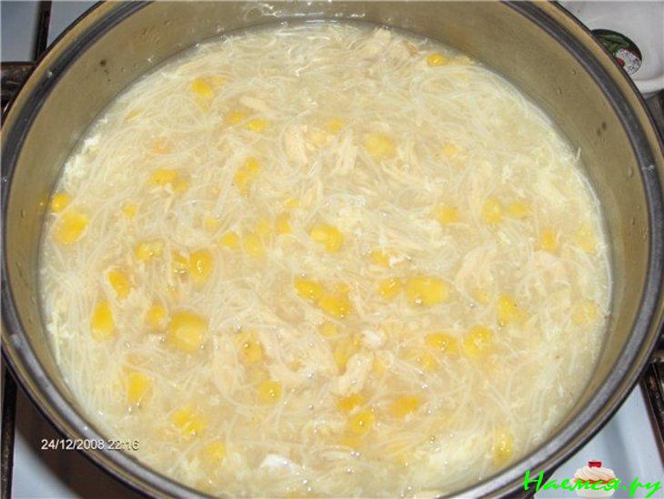 Кукурузный супчик по-китайски