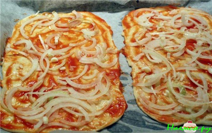Пицца на тонкой основе (еще вариант)
