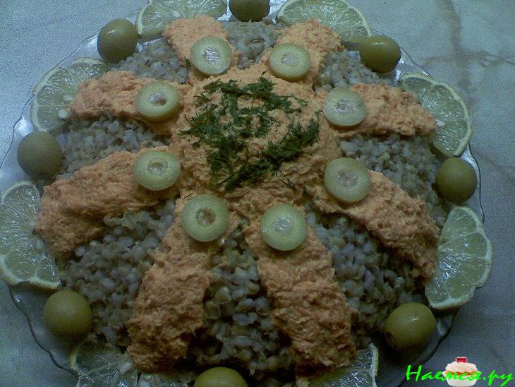 Салатик из перловки