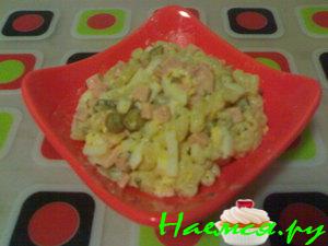Cалат с макаронами