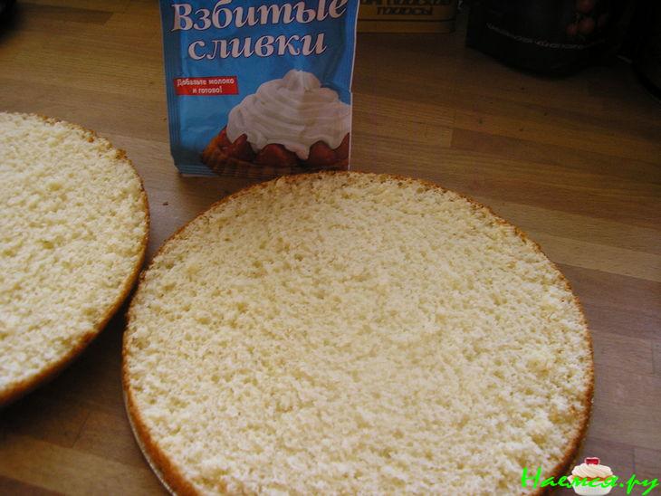 Торт воздушный с киви