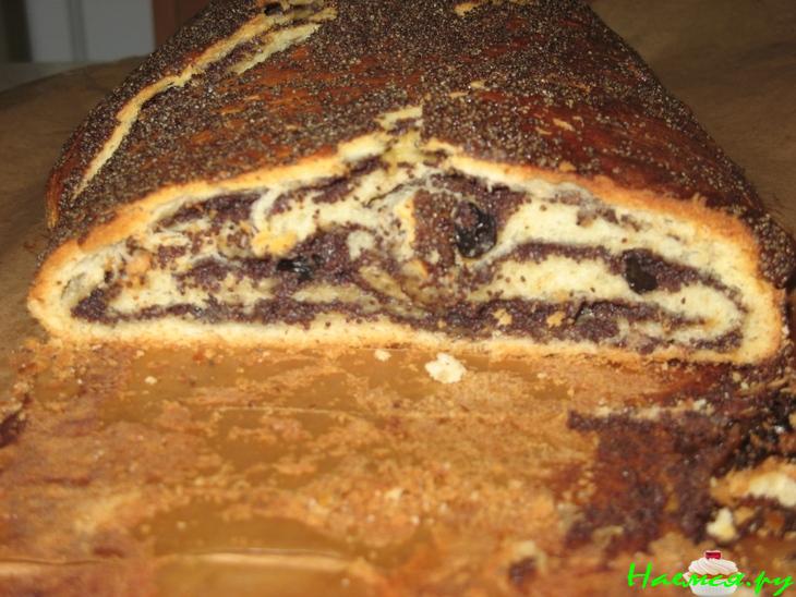 Рулет с маком и медом