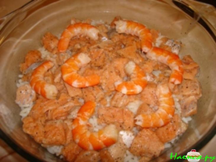 Запеканка "Морские мотивы"