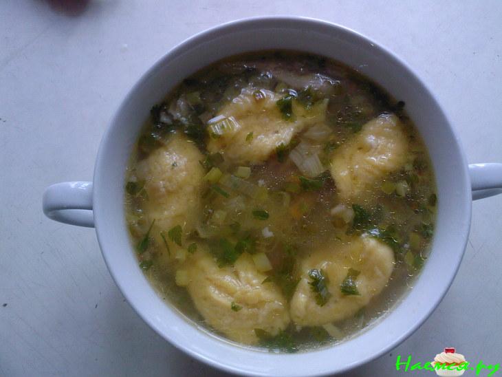 Супчик с клецками "Для сынули"