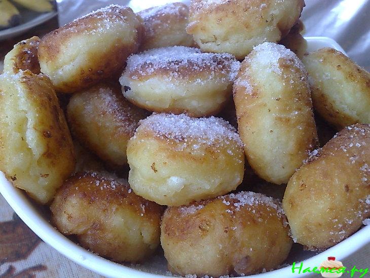 Творожные пончики к завтраку Творожные пончики к завтраку