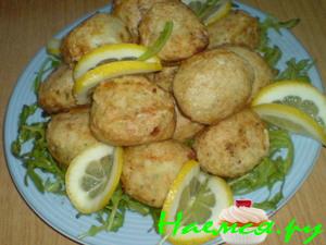 Фрикадельки из трески