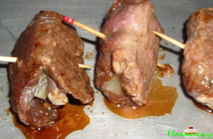 Говядина с ананасом