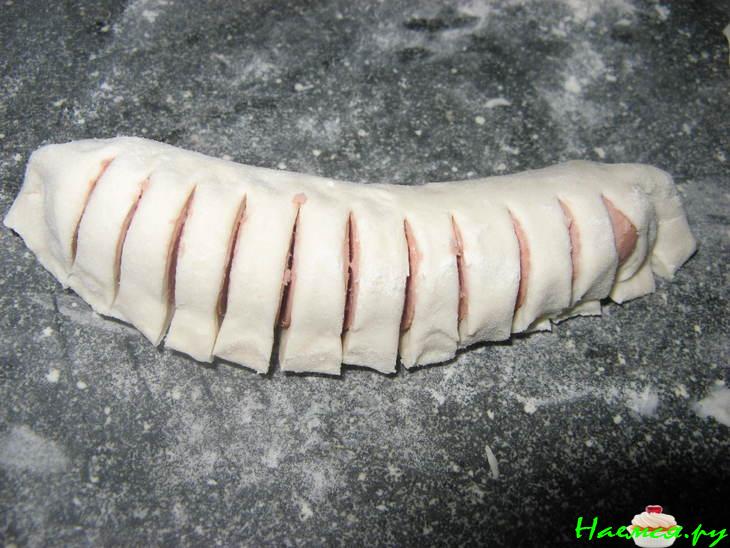 "Хризантема" из сосиски "Хризантема" из сосиски