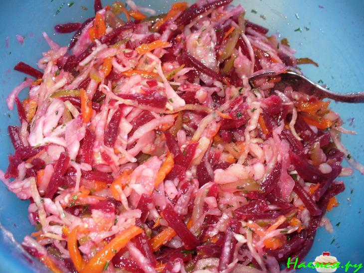 Салат со свеклой "Витаминный"