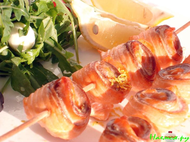 Шашлычки из форели с ароматом дыма