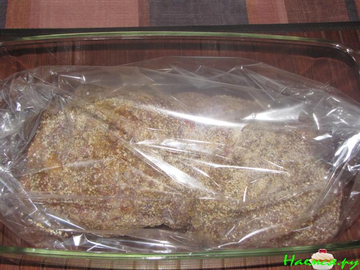 Рулетиз куриного филе и говядины с шампиньонами Рулетиз куриного филе и говядины с шампиньонами