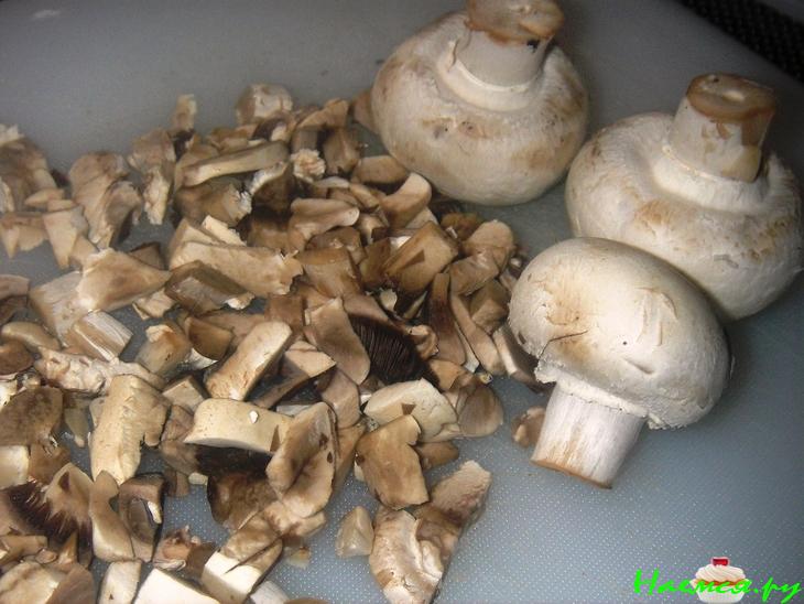 Грибное суфле с цуккини и перепелиными яйцами Грибное суфле с цуккини и перепелиными яйцами