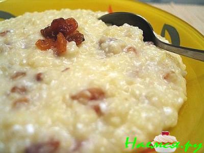 Пшенная каша с творогом