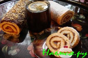 Рулет с повидлом