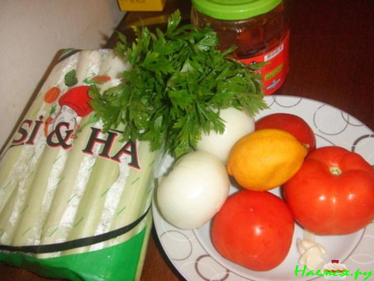 Запеченный лук-порей (пыраса)