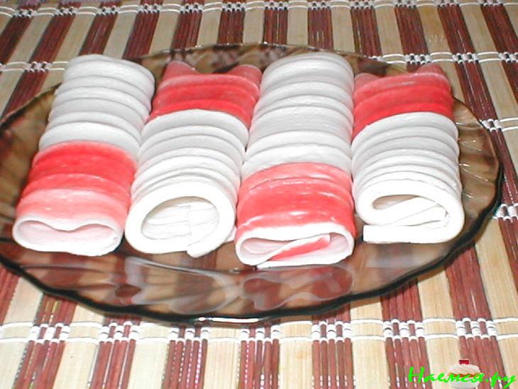 "Десерт" из... крабовых палочек