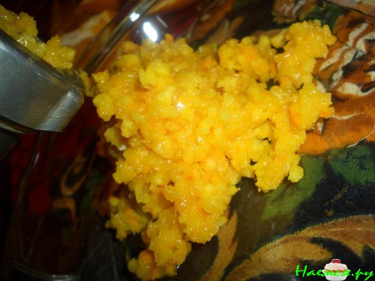 Пирог творожный с апельсином