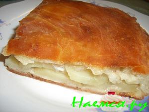 Пирог с картофелем и пангасиусом