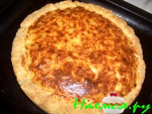 Пирог с плавлеными сырками