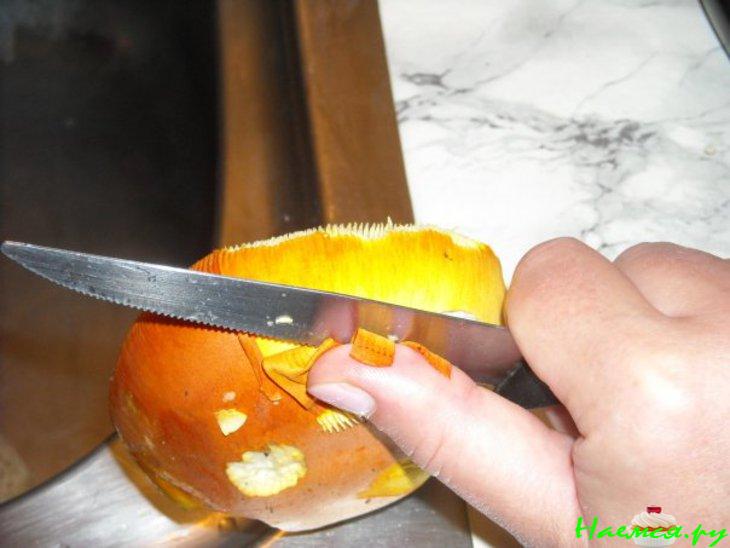 Салат из сырых кесаревых грибов